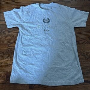Vintage Gray Roma Italia Tee